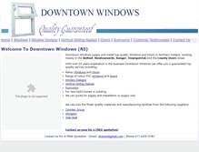 Tablet Screenshot of downtownwindowsni.com